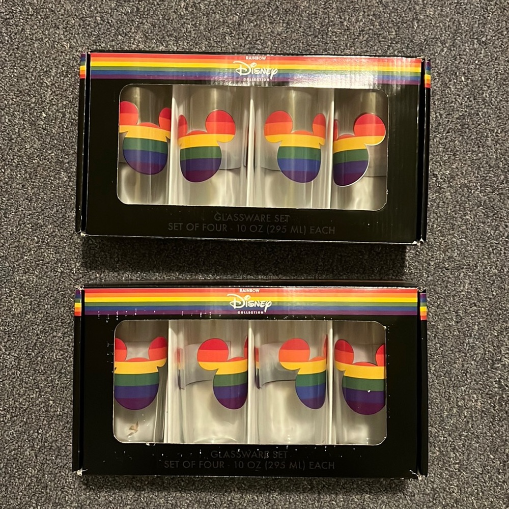 Disney Rainbow Collection Glasses
